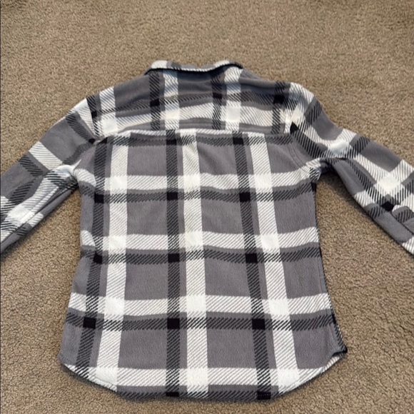 Abercrombie Kids Gray and Black Button Down Shirt - Picture 5 of 6